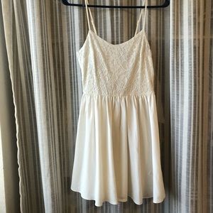 White Floral Summer Dress